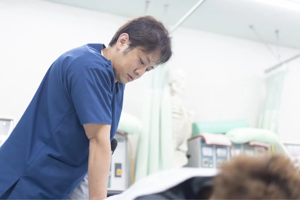 スポーツをしている方が、たくさんご来院されています。